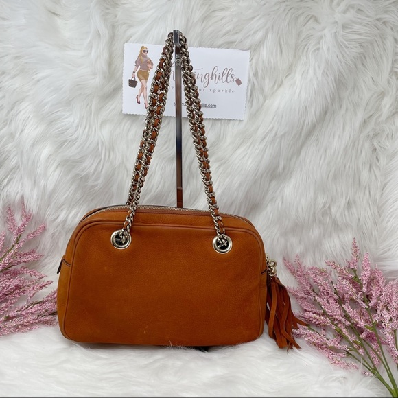 Gucci Nubuck Soho Chain Shoulder Bag - Picture 3 of 15